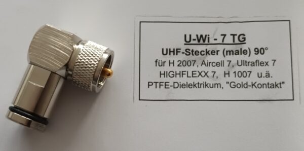 U-Wi-7 TG UHF-Winkelstecker – Bild 2